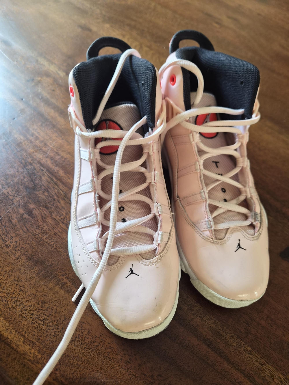Jordan Kids' Pink Basketball Shoes 4y